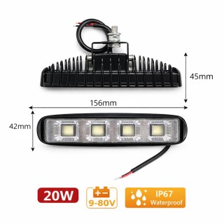 LED фар универсален 9-80V